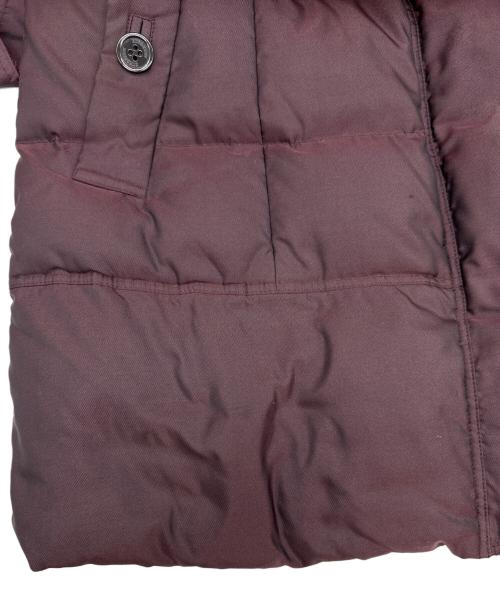 BURBERRY LONDON（バーバリーロンドン）BURBERRY LONDON (バーバリーロンドン) ラクーンファー付きダウンコート パープル サイズ:SIZE 40（M）の古着・服飾アイテム