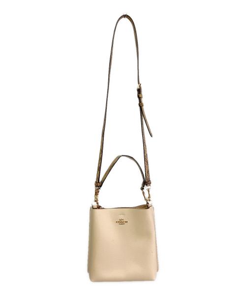 COACH（コーチ）COACH (コーチ) 2WAYバッグ ベージュの古着・服飾アイテム