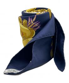 HERMES（エルメス）の古着「スカーフ」｜ネイビー