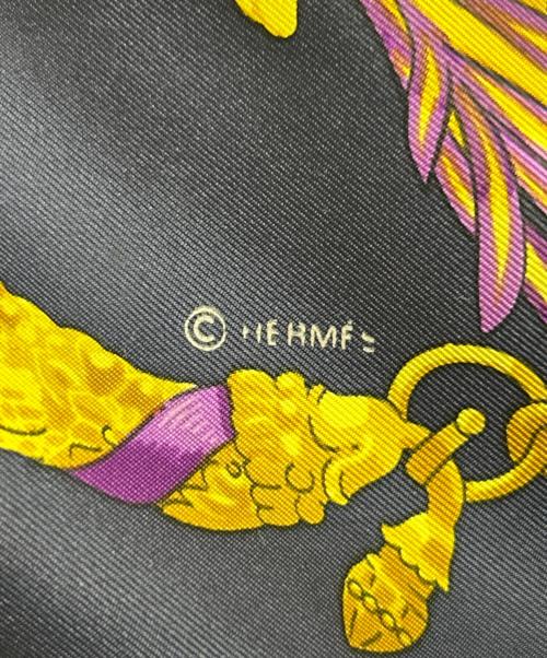 HERMES（エルメス）HERMES (エルメス) スカーフ ネイビーの古着・服飾アイテム