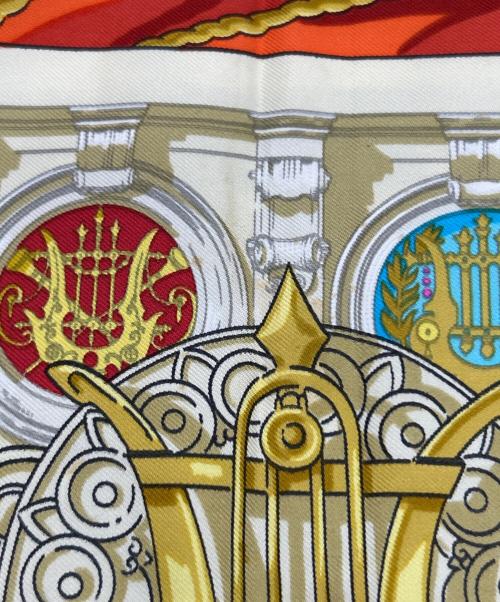 HERMES（エルメス）HERMES (エルメス) スカーフ ネイビーの古着・服飾アイテム