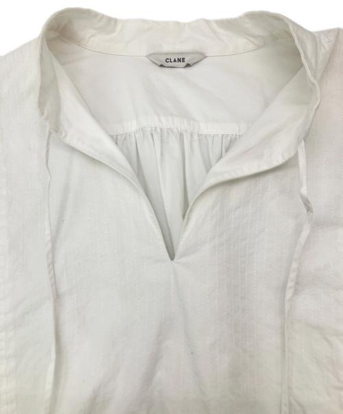 CLANE（クラネ）CLANE (クラネ) 長袖シャツ ホワイト サイズ:SIZE 1の古着・服飾アイテム