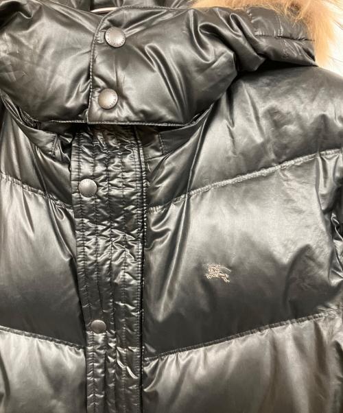 BURBERRY BLUE LABEL（バーバリー ブルー レーベル）BURBERRY BLUE LABEL (バーバリーロンドンブルーレーベル) ダウンジャケット ブラック サイズ:Lの古着・服飾アイテム