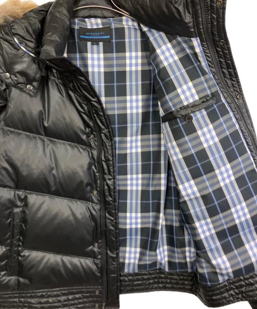 BURBERRY BLUE LABEL（バーバリー ブルー レーベル）BURBERRY BLUE LABEL (バーバリーロンドンブルーレーベル) ダウンジャケット ブラック サイズ:Lの古着・服飾アイテム