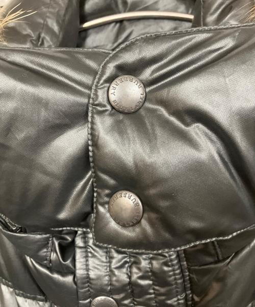 BURBERRY BLUE LABEL（バーバリー ブルー レーベル）BURBERRY BLUE LABEL (バーバリーロンドンブルーレーベル) ダウンジャケット ブラック サイズ:Lの古着・服飾アイテム