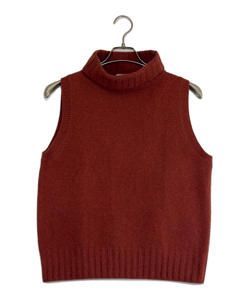 MARGARET HOWELL（マーガレットハウエル）MARGARET HOWELL (マーガレットハウエル) ニットベスト レッド サイズ:SIZE 2（M)の古着・服飾アイテム