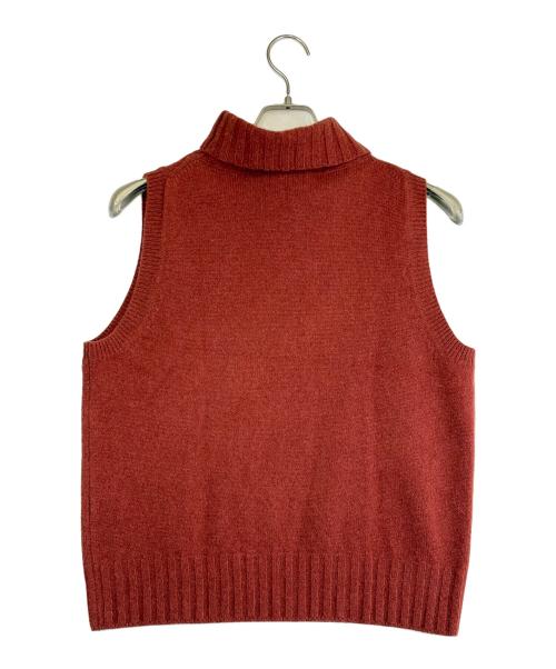 MARGARET HOWELL（マーガレットハウエル）MARGARET HOWELL (マーガレットハウエル) ニットベスト レッド サイズ:SIZE 2（M)の古着・服飾アイテム