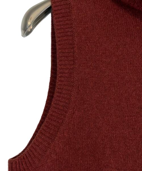 MARGARET HOWELL（マーガレットハウエル）MARGARET HOWELL (マーガレットハウエル) ニットベスト レッド サイズ:SIZE 2（M)の古着・服飾アイテム