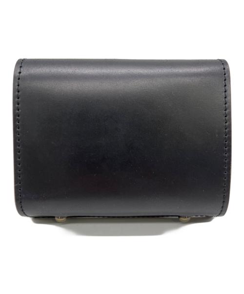 M+（エムピウ）M+ (エムピウ) 3つ折り財布 ブラック 未使用品の古着・服飾アイテム
