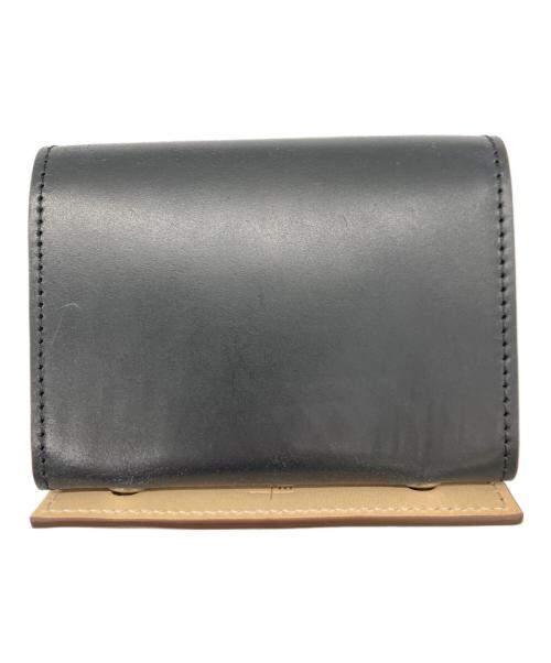 M+（エムピウ）M+ (エムピウ) 3つ折り財布 ブラック 未使用品の古着・服飾アイテム