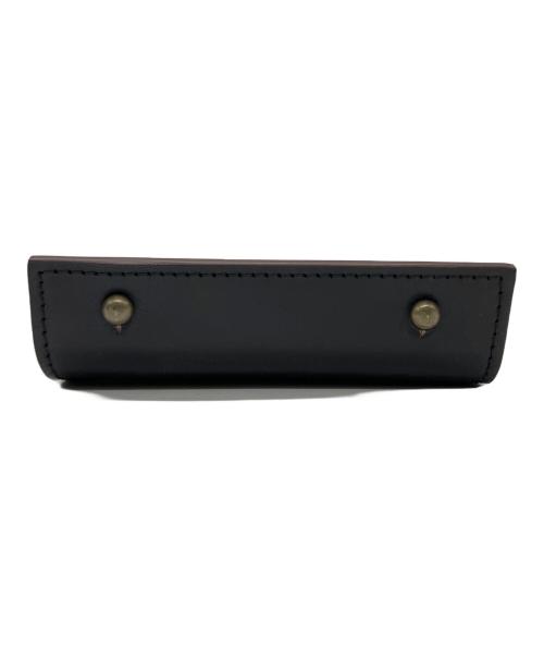 M+（エムピウ）M+ (エムピウ) 3つ折り財布 ブラック 未使用品の古着・服飾アイテム