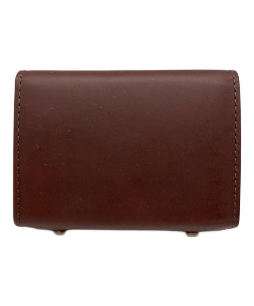 M+（エムピウ）M+ (エムピウ) 3つ折り財布 ブラウンの古着・服飾アイテム
