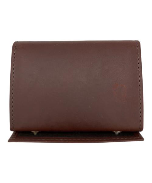 M+（エムピウ）M+ (エムピウ) 3つ折り財布 ブラウンの古着・服飾アイテム