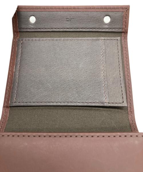 M+（エムピウ）M+ (エムピウ) 3つ折り財布 ブラウンの古着・服飾アイテム