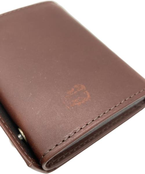 M+（エムピウ）M+ (エムピウ) 3つ折り財布 ブラウンの古着・服飾アイテム