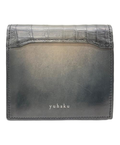 YUHAKU（ユハク）yuhaku (ユハク) 2つ折り財布 グレーの古着・服飾アイテム