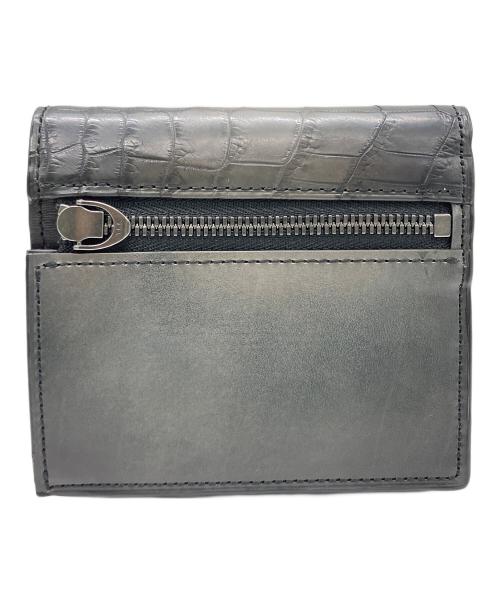 YUHAKU（ユハク）yuhaku (ユハク) 2つ折り財布 グレーの古着・服飾アイテム