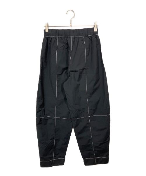 GANNI（ガニー）Ganni (ガニー) Cotton Crepe Elasticated Curve Pants/パンツ/カーブパンツ ブラック サイズ:38の古着・服飾アイテム