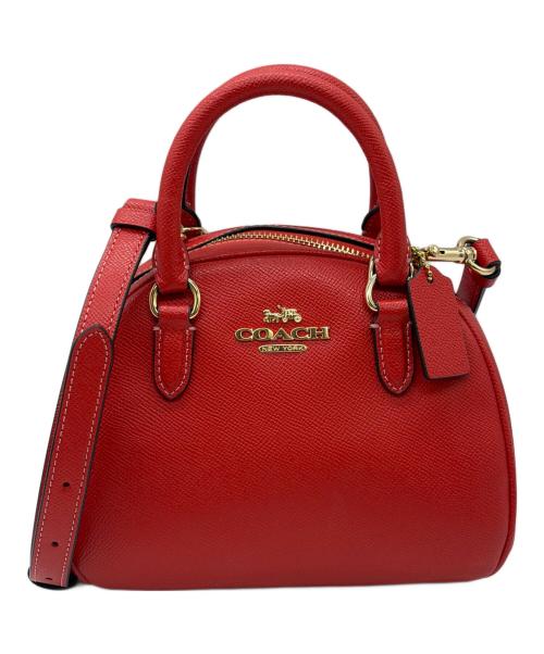 COACH（コーチ）COACH (コーチ) 2WAYバッグ レッドの古着・服飾アイテム