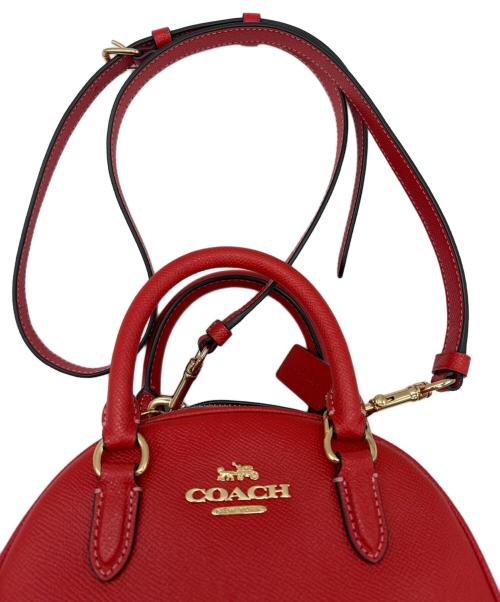 COACH（コーチ）COACH (コーチ) 2WAYバッグ レッドの古着・服飾アイテム