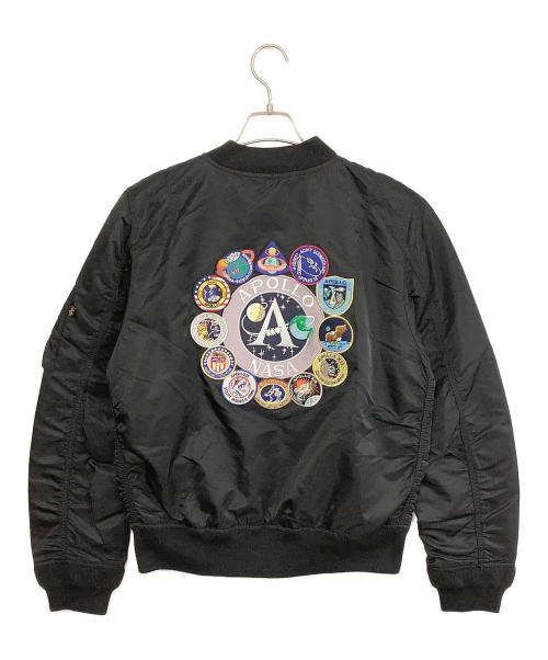 ALPHA（アルファ）ALPHA (アルファ) MA-1ジャケット ブラック サイズ:Mの古着・服飾アイテム