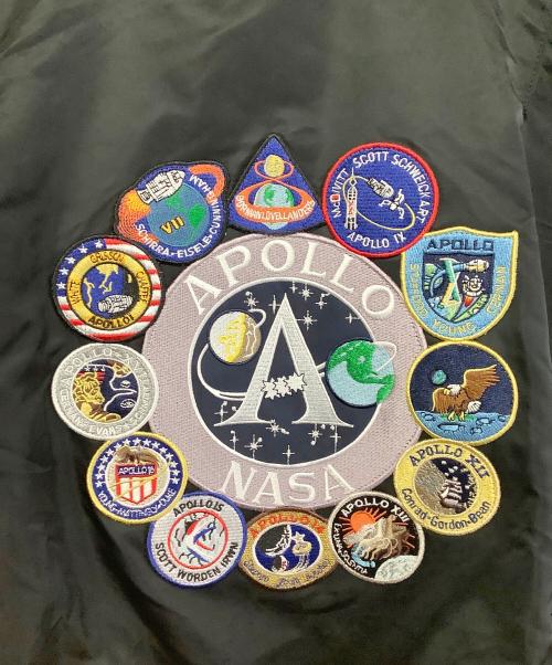 ALPHA（アルファ）ALPHA (アルファ) MA-1ジャケット ブラック サイズ:Mの古着・服飾アイテム