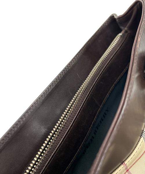 BURBERRY（バーバリー）BURBERRY (バーバリー) トートバッグ ブラウン×ベージュの古着・服飾アイテム