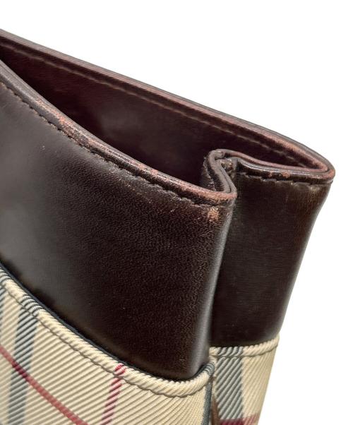 BURBERRY（バーバリー）BURBERRY (バーバリー) トートバッグ ブラウン×ベージュの古着・服飾アイテム