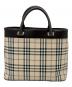 BURBERRY (バーバリー) トートバッグ ブラウン×ベージュ：20000円