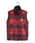 DOLCE & GABBANA（ドルチェ＆ガッバーナ）の古着「ダウンベスト」｜レッド×ブラック
