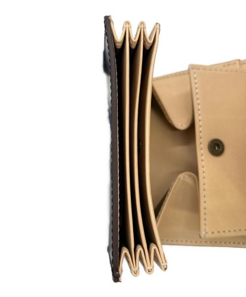 M+（エムピウ）m+ (エムピウ) 3つ折り財布 ブラック 未使用品の古着・服飾アイテム