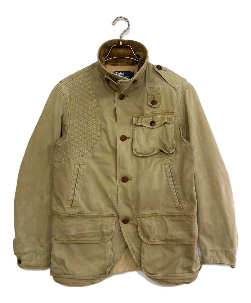 POLO RALPH LAUREN（ポロ・ラルフローレン）POLO RALPH LAUREN (ポロ・ラルフローレン) ハンティングジャケット ベージュ サイズ:Mの古着・服飾アイテム
