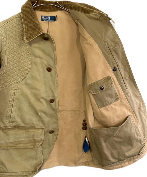 POLO RALPH LAUREN（ポロ・ラルフローレン）POLO RALPH LAUREN (ポロ・ラルフローレン) ハンティングジャケット ベージュ サイズ:Mの古着・服飾アイテム