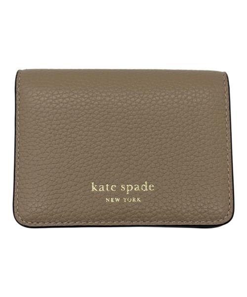 Kate Spade（ケイトスペード）Kate Spade (ケイトスペード) カードケース ベージュの古着・服飾アイテム
