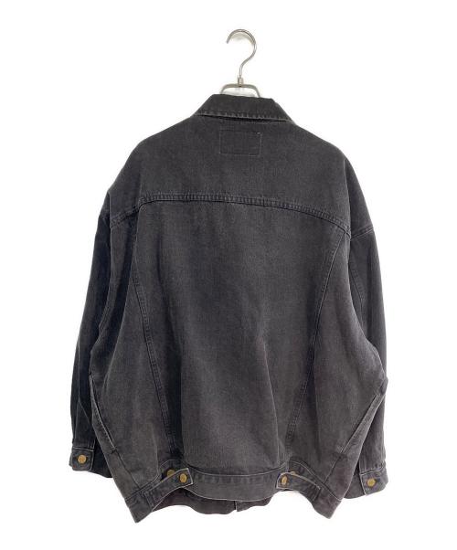 UNGRID（アングリッド）Ungrid (アングリッド) LEVI'S (リーバイス) ビッグシルエットデニムジャケット ブラック サイズ:Fの古着・服飾アイテム