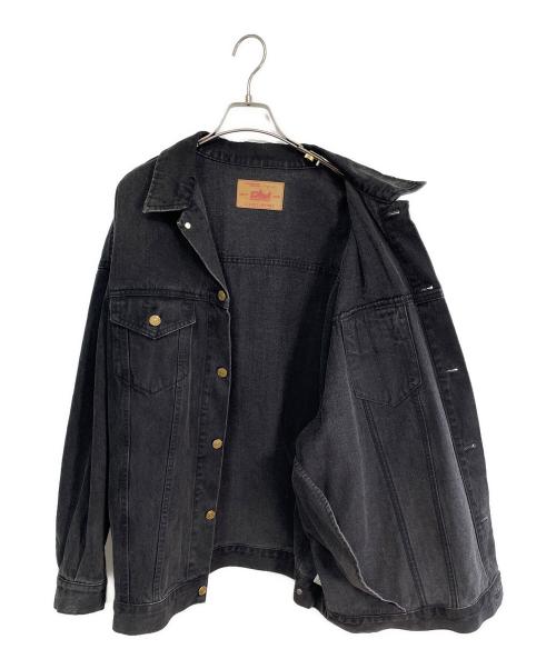 UNGRID（アングリッド）Ungrid (アングリッド) LEVI'S (リーバイス) ビッグシルエットデニムジャケット ブラック サイズ:Fの古着・服飾アイテム