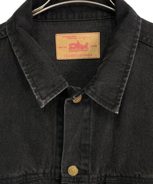UNGRID（アングリッド）Ungrid (アングリッド) LEVI'S (リーバイス) ビッグシルエットデニムジャケット ブラック サイズ:Fの古着・服飾アイテム