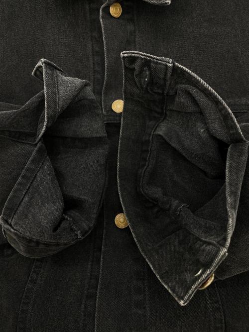 UNGRID（アングリッド）Ungrid (アングリッド) LEVI'S (リーバイス) ビッグシルエットデニムジャケット ブラック サイズ:Fの古着・服飾アイテム