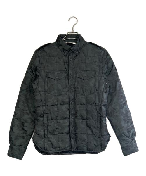 MONCLER GRENOBLE（モンクレール グルノーブル）MONCLER GRENOBLE (モンクレール グルノーブル) ダウンジャケット ブラック×グリーン サイズ:SIZE 0（S）の古着・服飾アイテム