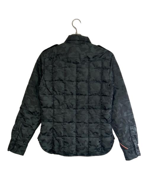 MONCLER GRENOBLE（モンクレール グルノーブル）MONCLER GRENOBLE (モンクレール グルノーブル) ダウンジャケット ブラック×グリーン サイズ:SIZE 0（S）の古着・服飾アイテム