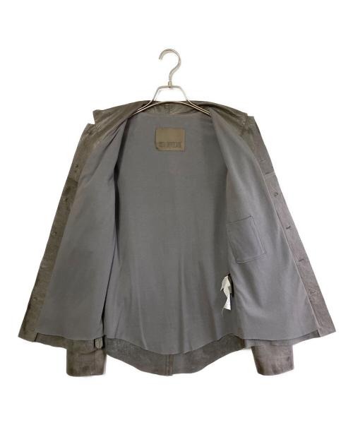 Karl Donoghue（カールドノヒュー）Karl Donoghue (カールドノヒュー) レザージャケット グレー サイズ:SIZE 36の古着・服飾アイテム