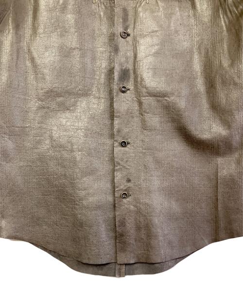 Karl Donoghue（カールドノヒュー）Karl Donoghue (カールドノヒュー) レザージャケット グレー サイズ:SIZE 36の古着・服飾アイテム