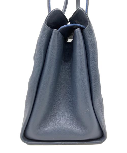 BVLGARI（ブルガリ）BVLGARI (ブルガリ) ハンドバッグ ブルーの古着・服飾アイテム