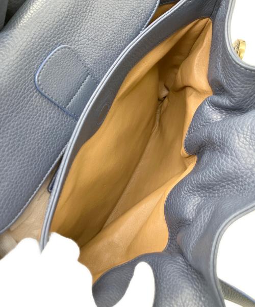 BVLGARI（ブルガリ）BVLGARI (ブルガリ) ハンドバッグ ブルーの古着・服飾アイテム