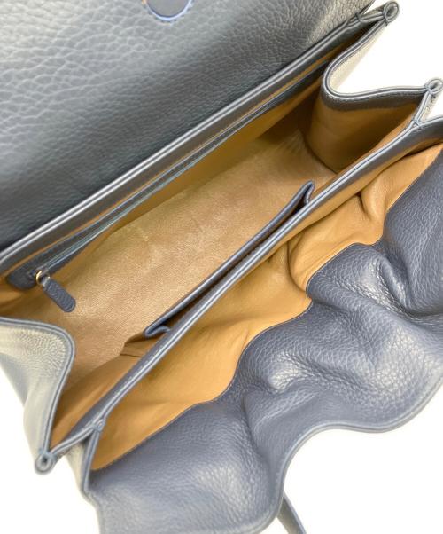 BVLGARI（ブルガリ）BVLGARI (ブルガリ) ハンドバッグ ブルーの古着・服飾アイテム