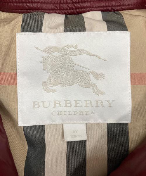 BURBERRY（バーバリー）BURBERRY (バーバリー) ダウンジャケット エンジ サイズ:8Yの古着・服飾アイテム