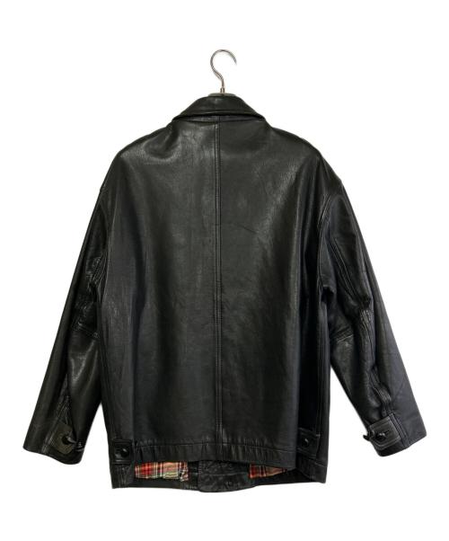 45rpm（45アールピーエム）45rpm (45アールピーエム) レザージャケット ブラック サイズ:SIZE 不明の古着・服飾アイテム