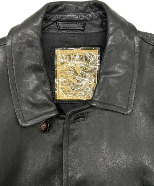 45rpm（45アールピーエム）45rpm (45アールピーエム) レザージャケット ブラック サイズ:SIZE 不明の古着・服飾アイテム