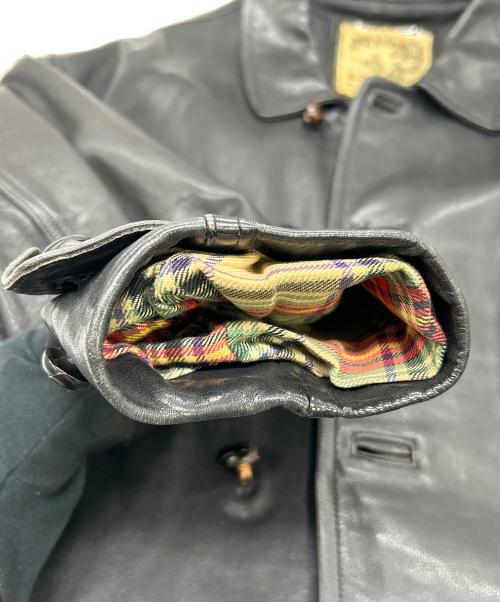 45rpm（45アールピーエム）45rpm (45アールピーエム) レザージャケット ブラック サイズ:SIZE 不明の古着・服飾アイテム