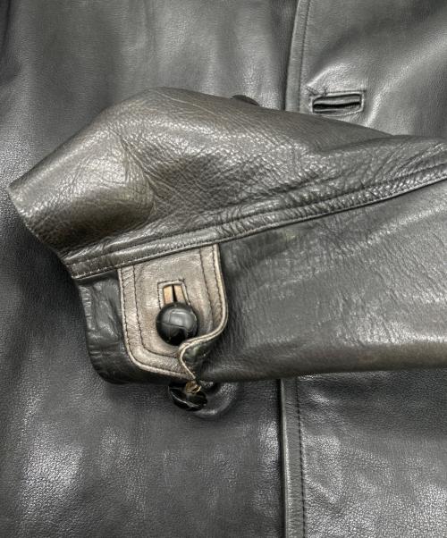 45rpm（45アールピーエム）45rpm (45アールピーエム) レザージャケット ブラック サイズ:SIZE 不明の古着・服飾アイテム